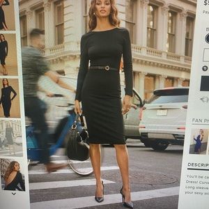 Black backless dress. Lulus. Tags still on brand new.